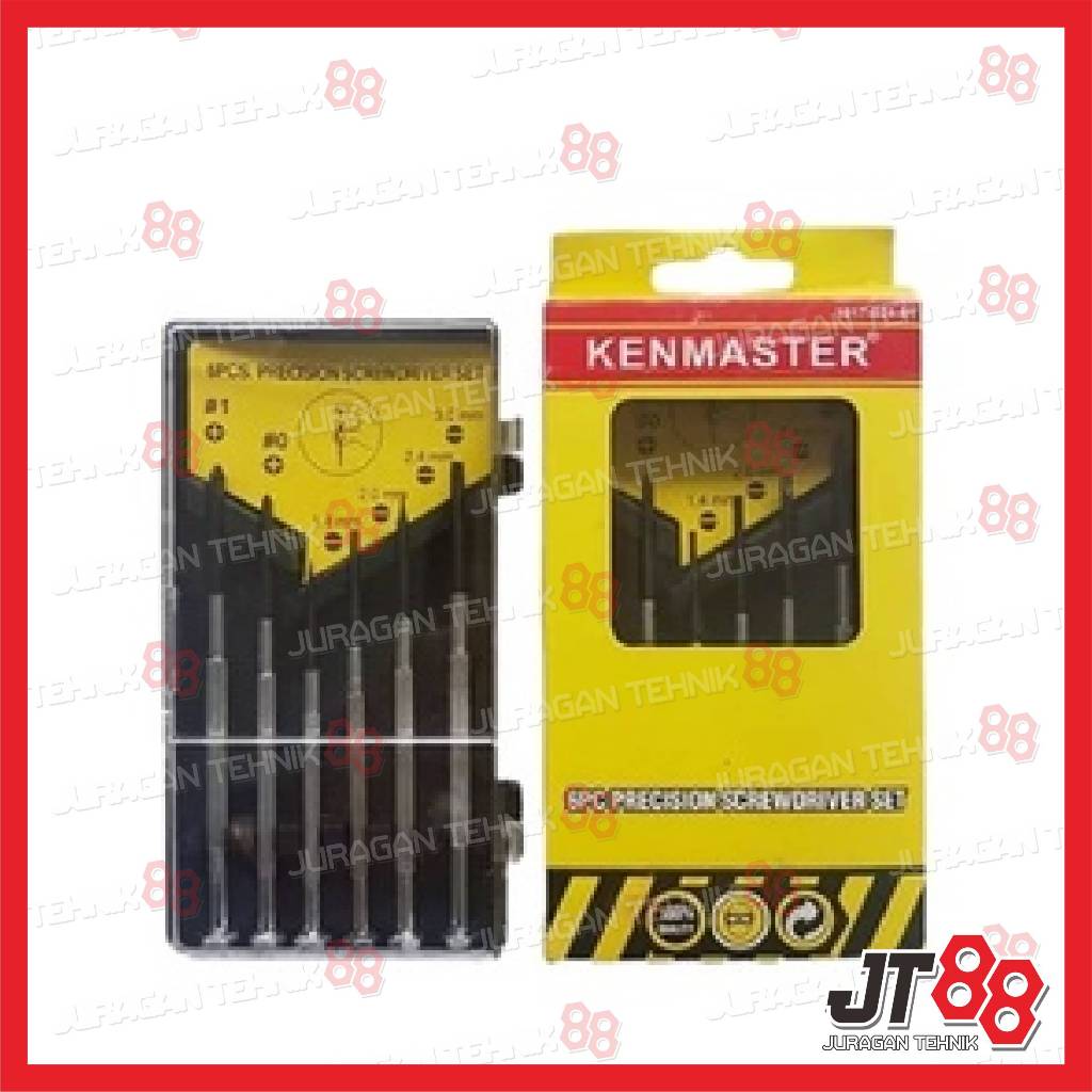 KENMASTER Obeng Set Jam Kecil 6 Pcs