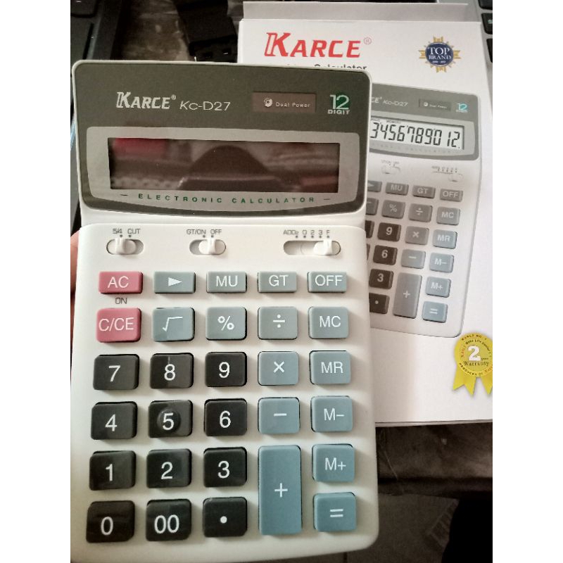 kalkulator karce D27 12 digit original