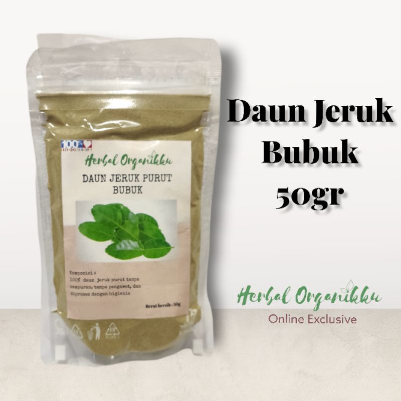 

Daun Jeruk Purut Bubuk 25 & 50gr | Keffir Lime Powder