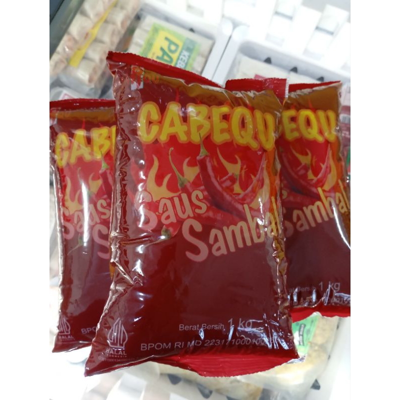 

Cabequ Saus Sambal Saus Pedas 1kg
