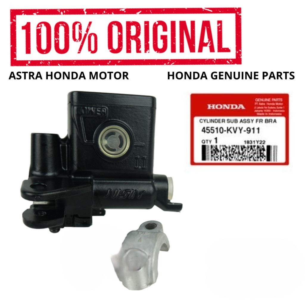 Master rem rumah minyak rem (Cylinder Sub Assy F) Honda BeAT Karburator KVY | 45510KVY911