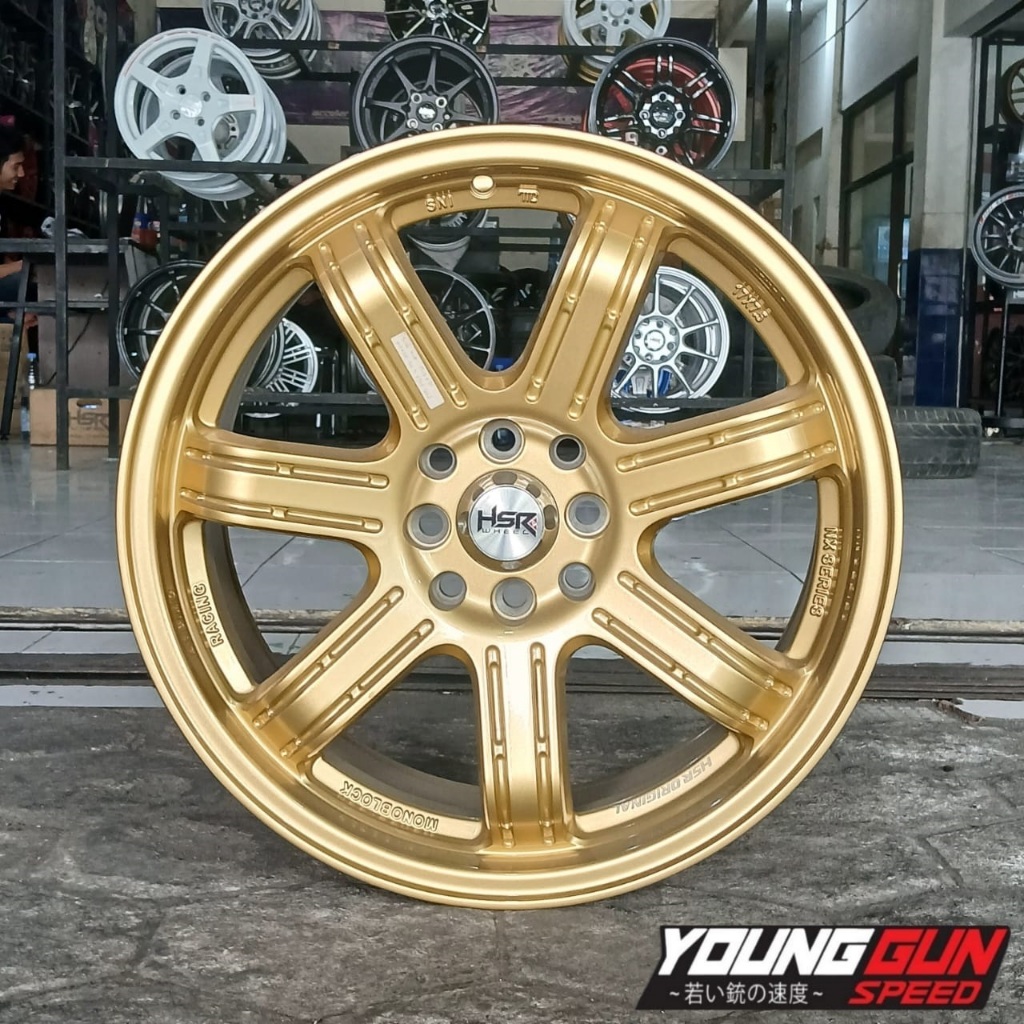 Velg Mobil R17 Galant Avanza Xenia Jazz City Vios Pelek HSR Siak Gold