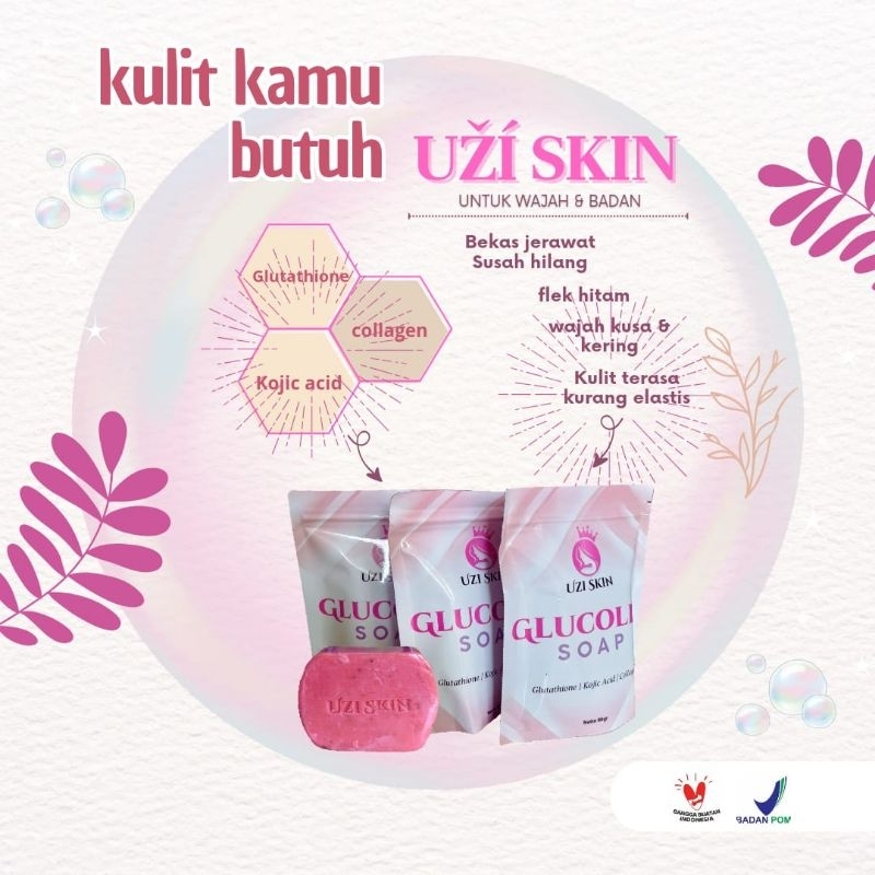 Promo Sabun Uzi Skin Glucola Soap