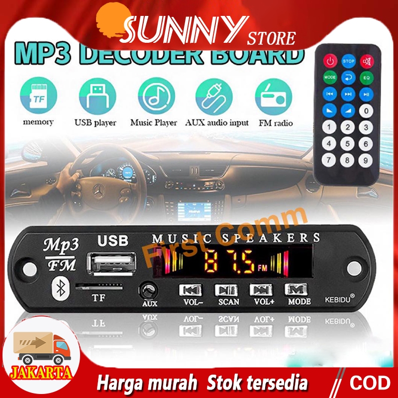 Modul MP3 Bluetooth Plus FM Radio5.0 USB AUX Fm Radio 12V Original VTaf-108BT