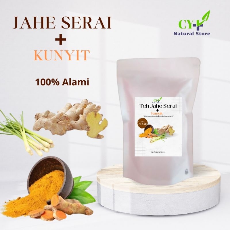

Teh Jahe Serai Kunyit/ Tumeric Ginger With Lemongrass Isi 20 Teh Herbal Alami