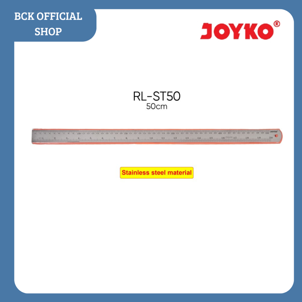 

Ruler Stainless Steel / Penggaris Besi 50cm (PCS)