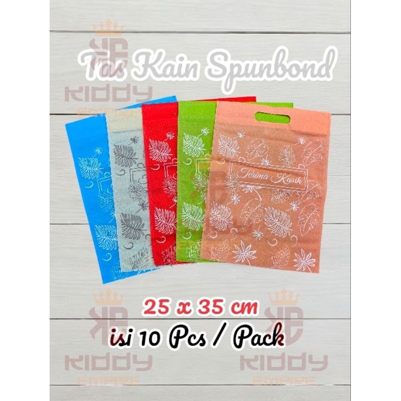 

GOODIE BAG OVAL 25 X 35 CM / TAS SPUNBOND / TAS SOUVENIR ISI 10 PCS