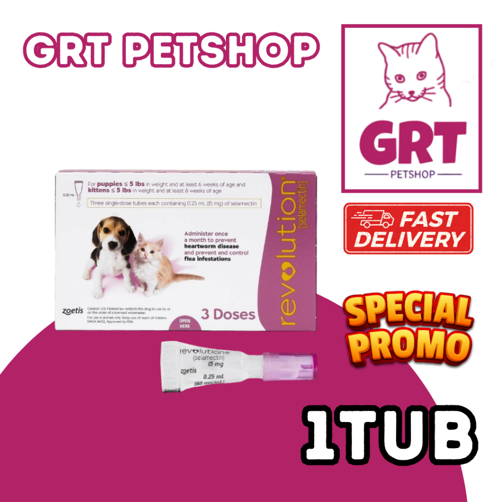 Revolution Puppy Kitten - Obat Tetes Kutu Anjing Kucing