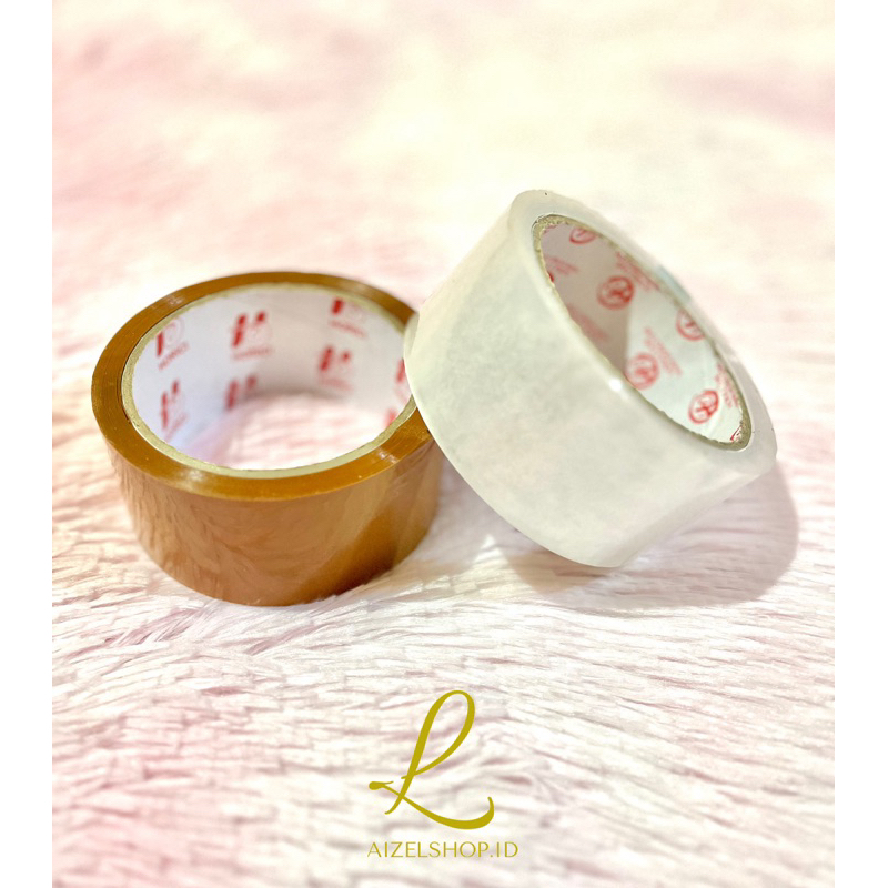 

Lakban Tape 45mm x 90Yard l Isolasi bening dan coklat | Lakban Murah