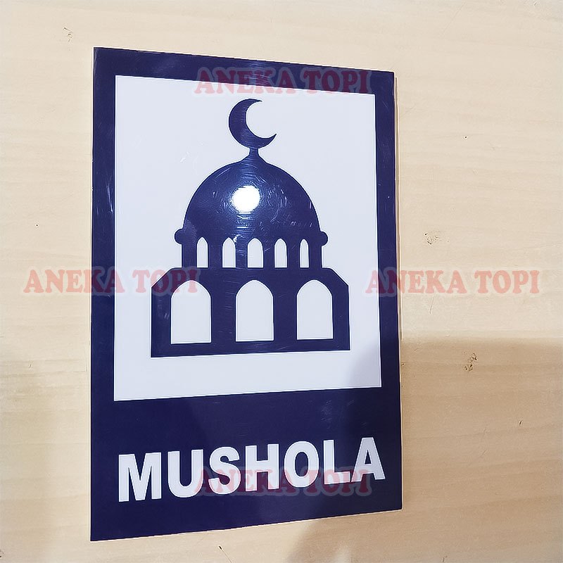 

Papan Pemberitahuan Petunjuk Mushola Papan Tempel Petunjuk Mushola - Aneka Topi