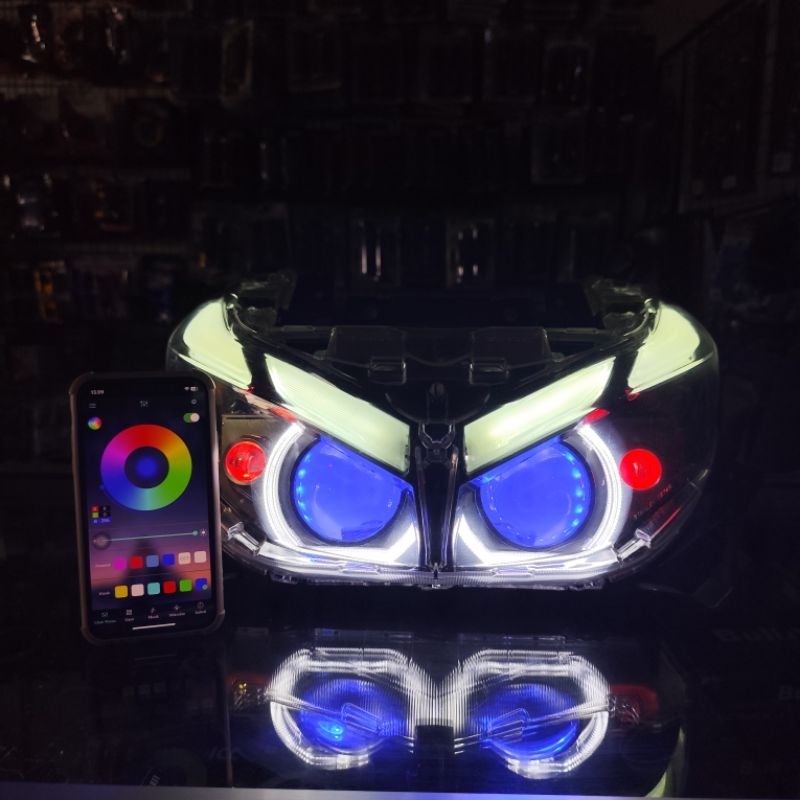 REFLEKTOR LAMPU DEPAN AEROX NEW FULLSET REFLEKTOR