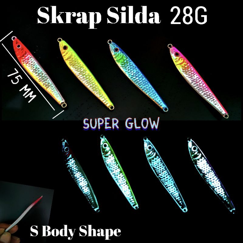UMPAN METAL JIG SKRAP SILDA WILLIAMSON 28GR FULL GID SISIK [UMMJ21]