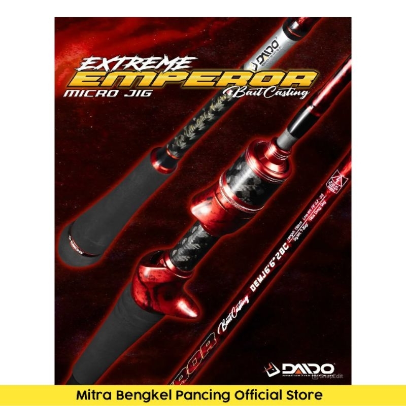 Joran Daido Emperor PE 0.2-0.6 Micro Jig Solid Carbon XUL Jigging