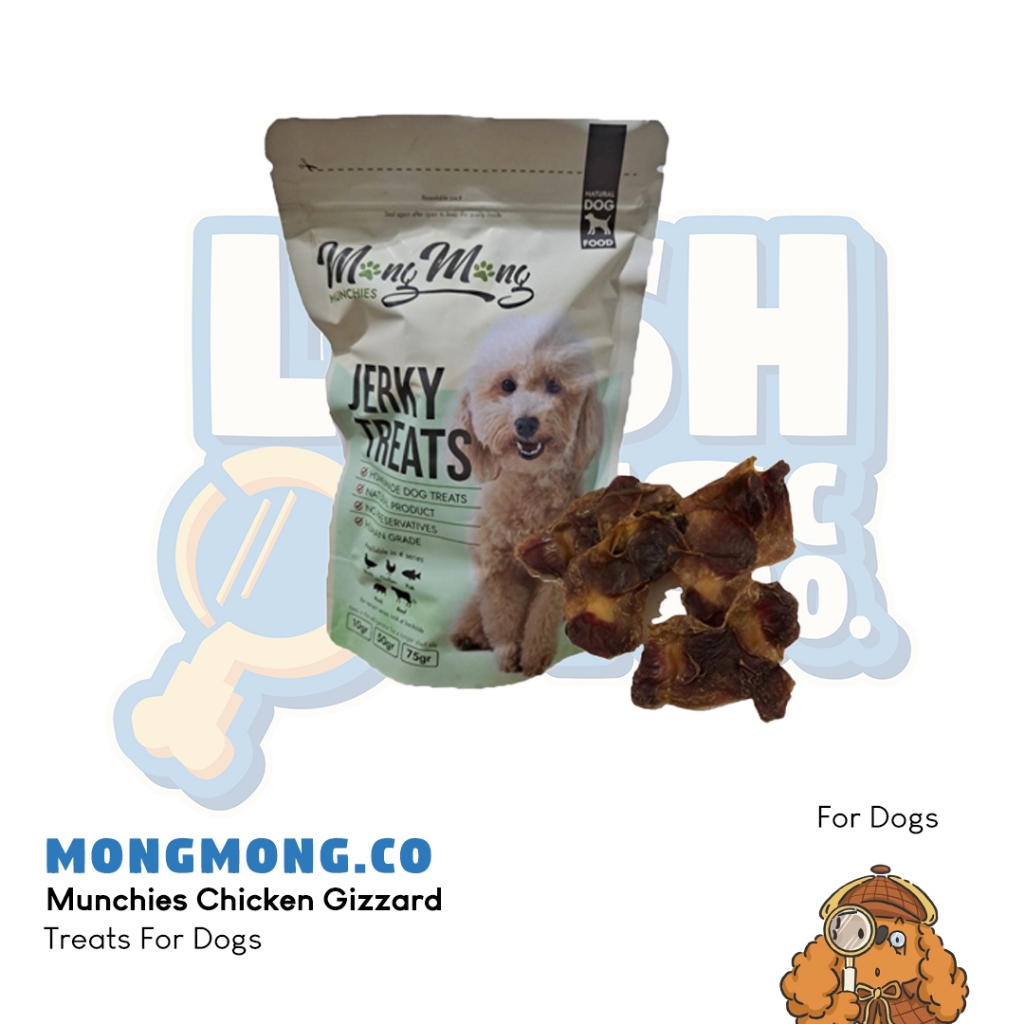 MongMong.Co Munchies Chicken Gizzard Dog Treats