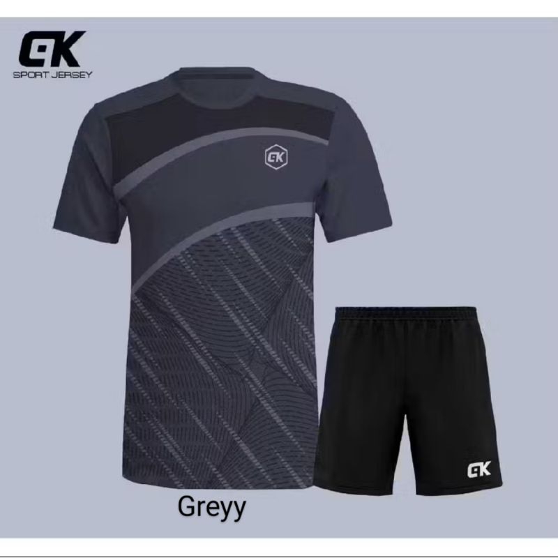 Jersey Olahraga Setelan CK Sport Baju dan Kaos Dryfit Printing Premium Dewasa Pria Wanita