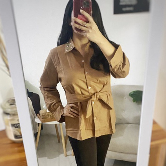 KEMEJA CELINE | CELINE TOP | KEMEJA BORDIR