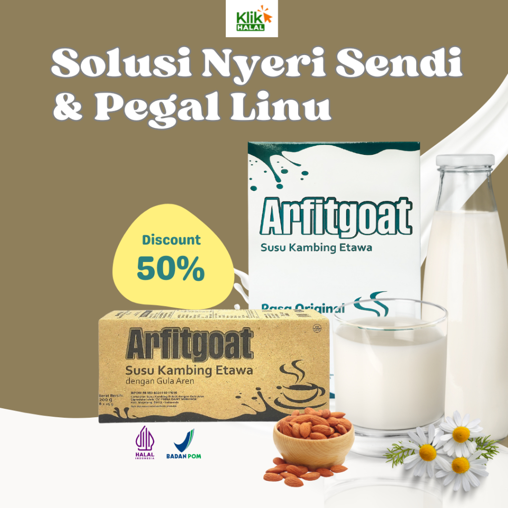 

Susu Arfitgoat Susu Kambing ETAWA Bubuk Gula Aren Halal BPOM