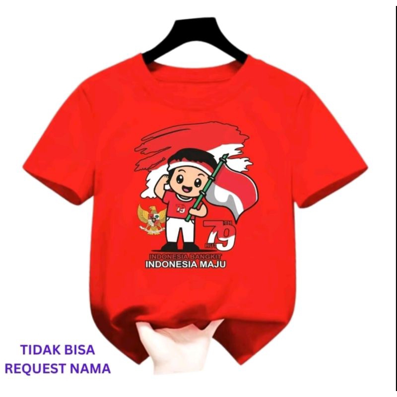 Cinta _Official - Kaos anak cowok cewek logo Garuda Indonesia Hari kemerdekaan Indonesia 17 Agustus 
