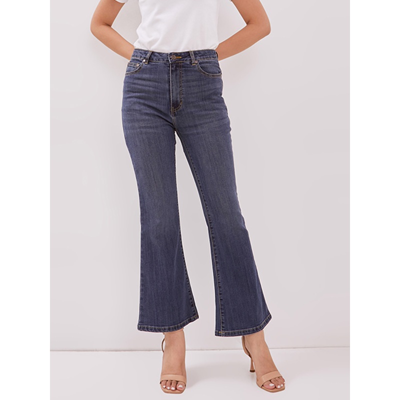 DUST Celana Vintage Cutbray Jeans Adisti (D. 3819)