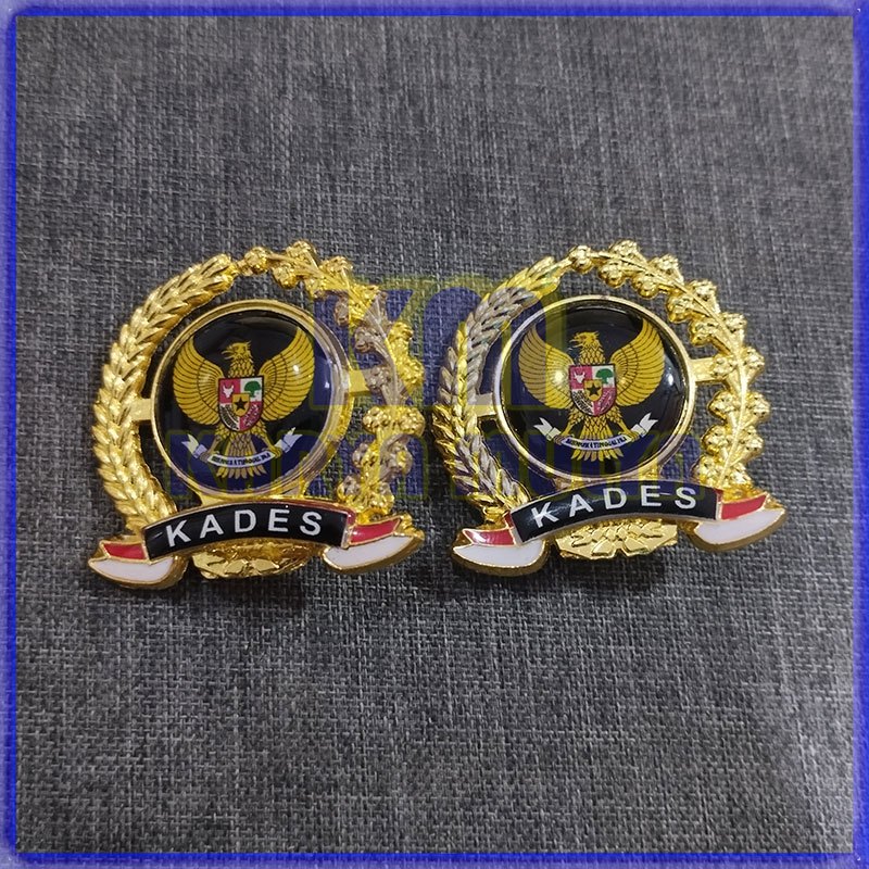 Pin Lurah Kades - Lencana Pin Atribut Kepala Desa Murah - Karya Mulya