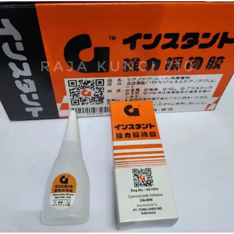 

Lem Korea Asli / Lem G / Super Glue / Lem Tetes Cair / Lem Power Glue