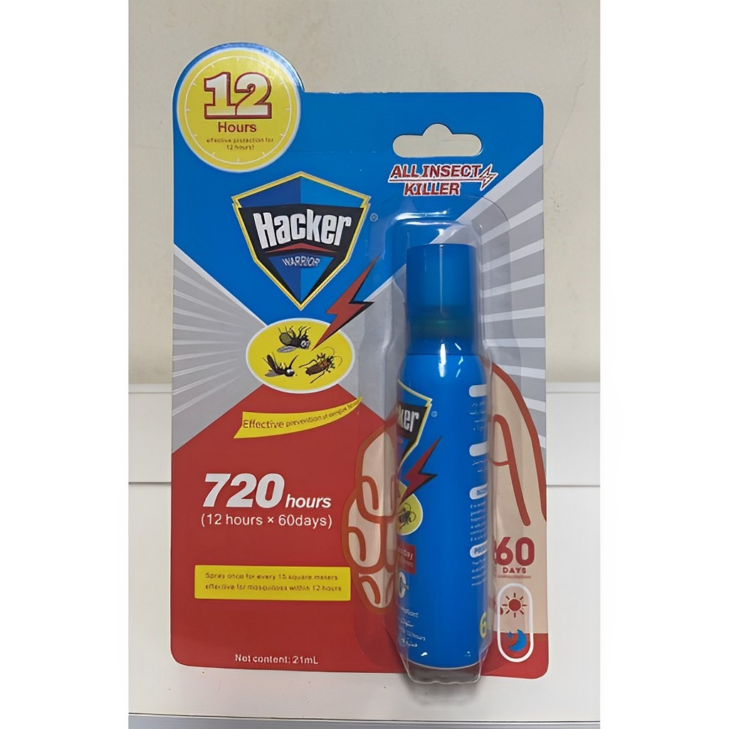 New Obat nyamuk semprot mini hacker, nyamuk mati dengan 1 kali semprotan aman untuk bayi dan ibu