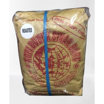 

Biji Kopi Roasted Sinar Baru Cap Bola Dunia Lampung Original 200 gram