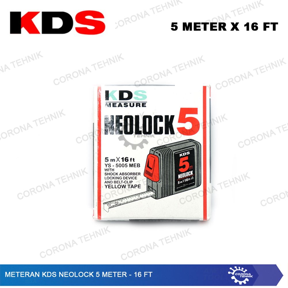 Meteran KDS NEOLOCK 5 Meter - 16 ft