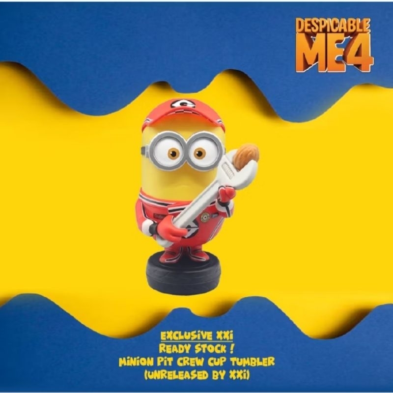 Ready stock tumbler minion xxi despicable me 4 gelas minion minion xxi tumbler minion xxi