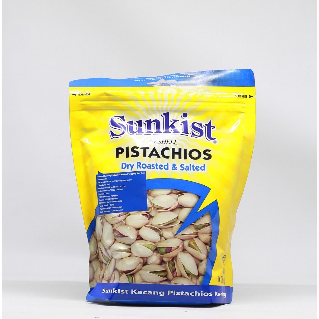 

SUNKIST DRY ROASTED PISTACHIO 454GR