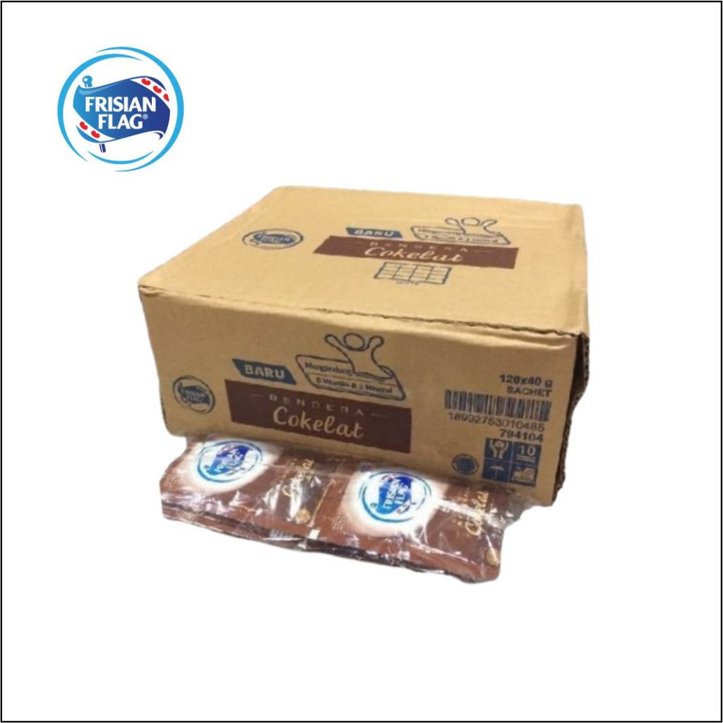 

Frisian Flag Susu coklat Kental Manis 38g [120 Sachet/ 1 Karton]
