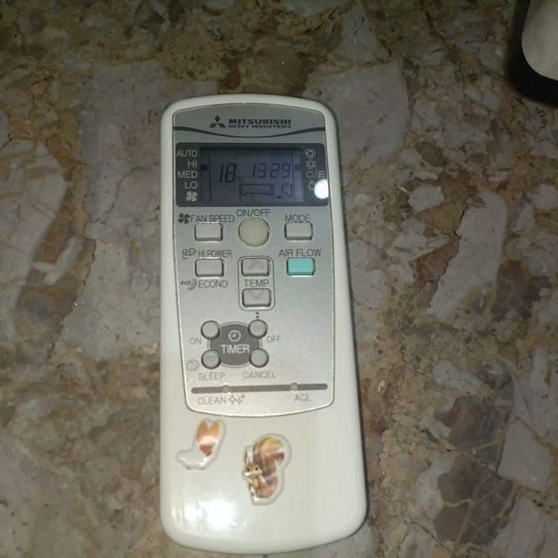 Remot AC Mitsubishi Original Masih Bagus