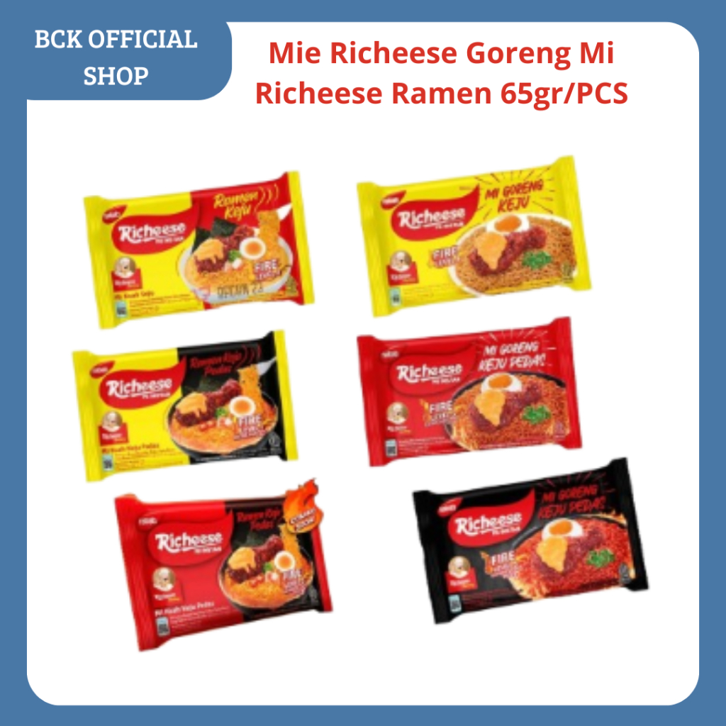 

Mie Richeese Goreng Mi Richeese Ramen 65gr