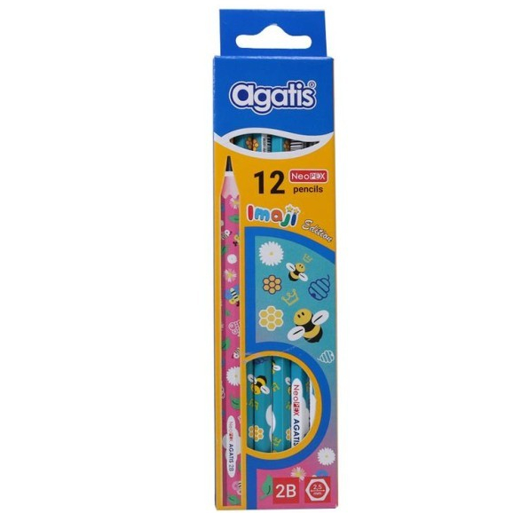 

TBMO (PACK) AGATIS NEOPEX HEXAGONAL GRAPHITE PENCIL 2B IMAJI INSECT 12