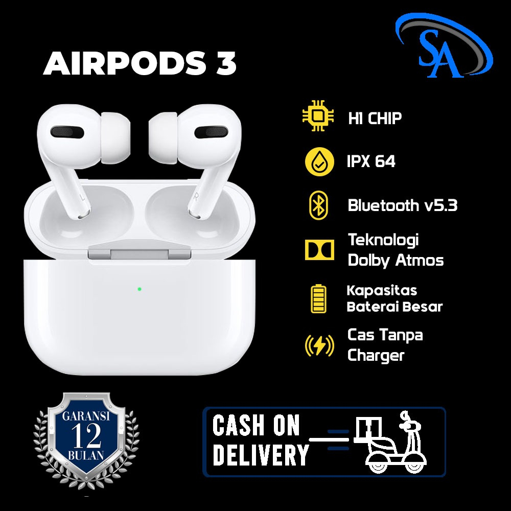 TWS Pro Wireless Earbuds With Wireless Charging Case