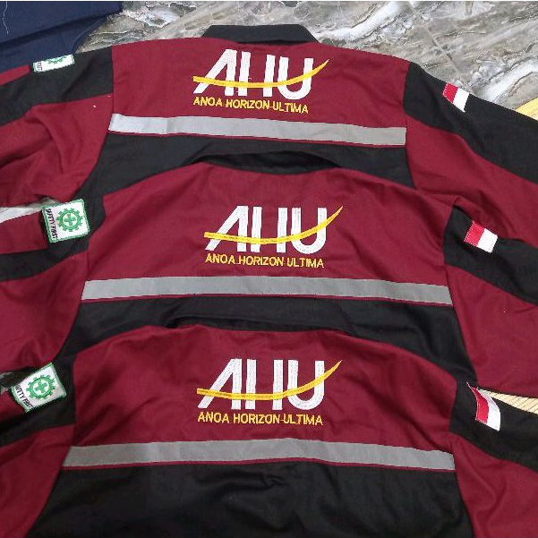 Baju Wearpack Safety Bordir Logo dan Nama Perusahaan