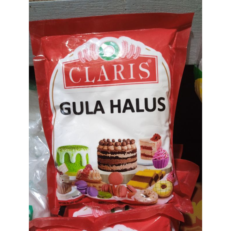 

GULA HALUS CLARIS 250GR/TEPUNG GULA HALUS/CLARIS MERAH