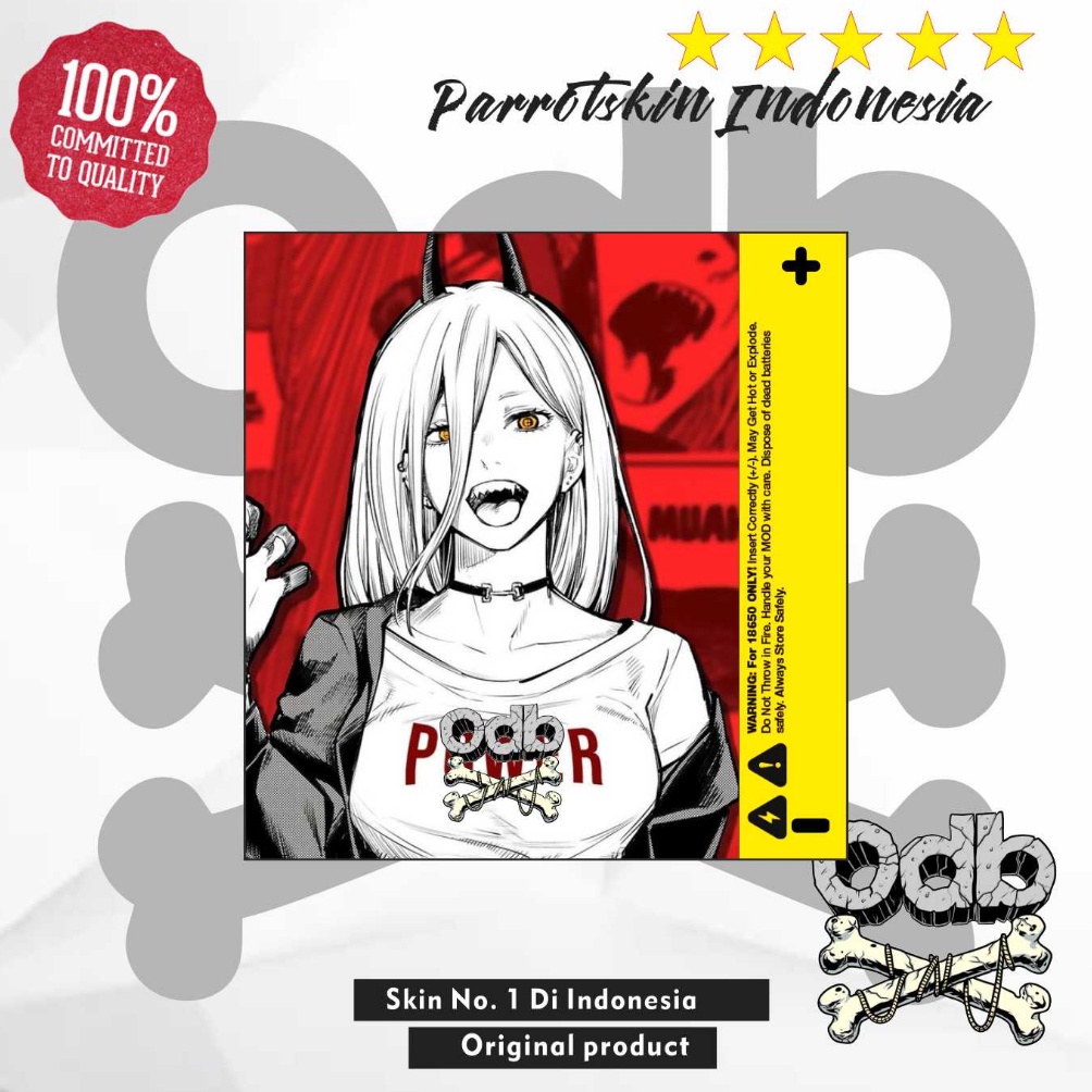 

PROMO MENARIK Warp Baterai Stiker wrap ODB anime mukay 1865 217 Bisa custom PER BUAH