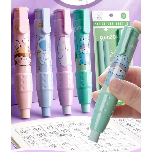 

TERLARIZZZ Zumoo Mechanic Eraser Cute 1 Penghapus mekanik Cute FREE 2 pc Refill