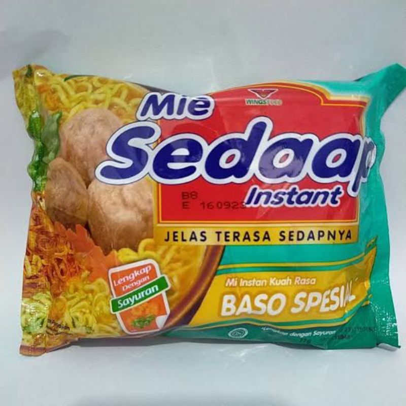 

MIE SEDAAP INSTAN BAKSO SPESIAL