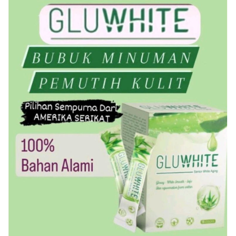[Terlaris] Gluwhite Collagen Asli isi 10 Sachet Drink BPOM