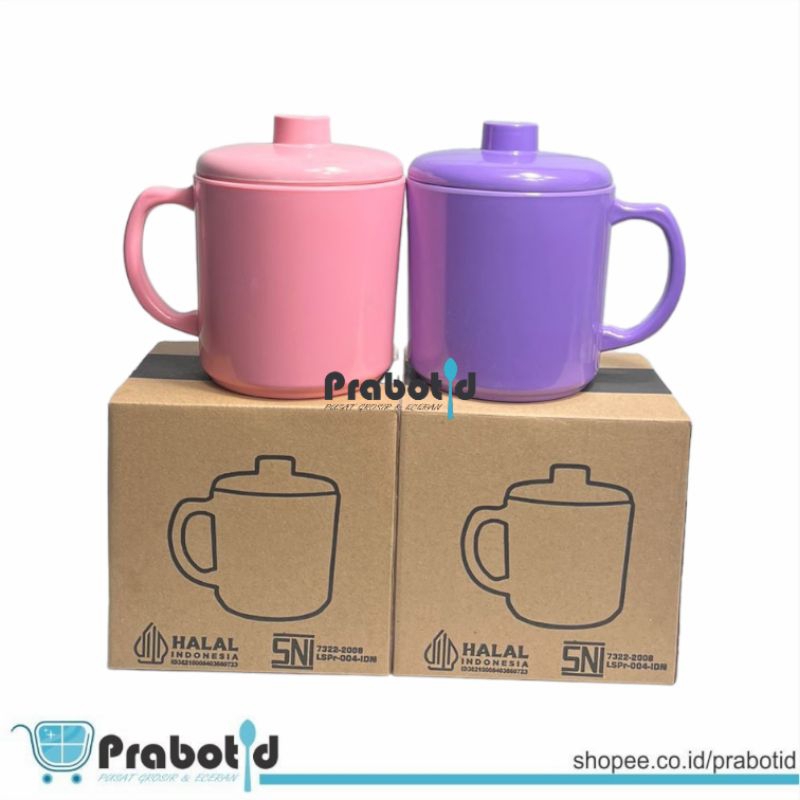 Gelas Besar | Gelas Minum | Gelas Melamin | Cangkir Melamin | Mug Melamin Jumbo 600ML - PRABOTID