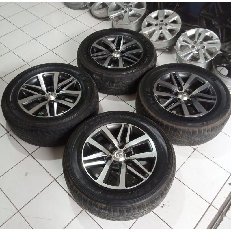 VELG MOBIL BEKAS ORI FORTUNER VRZ R18 PLUS BAN 265/60/18