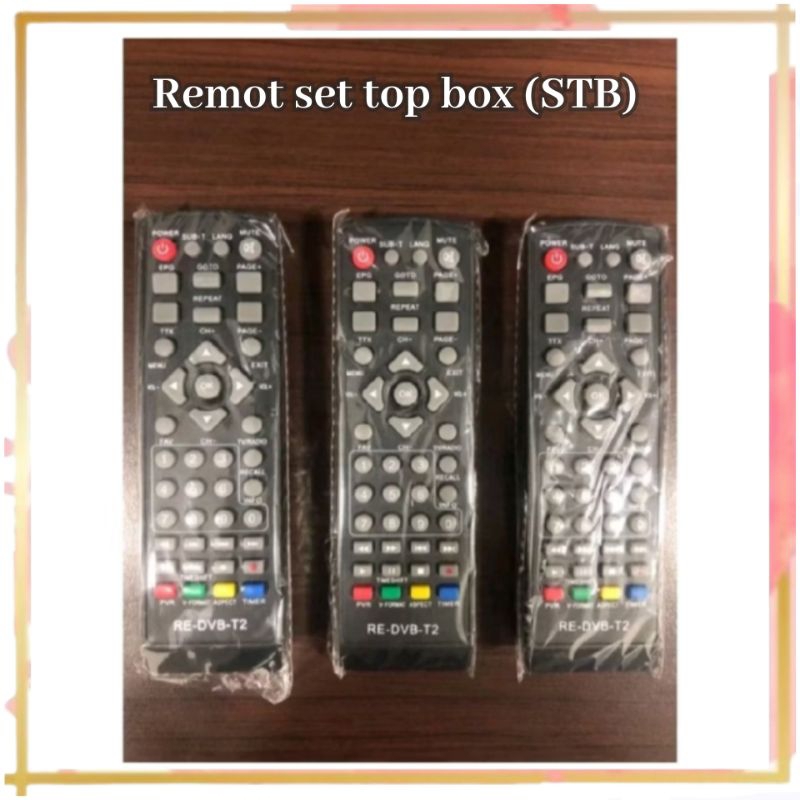 Remote Remot STB Set Top Box DVB T2 Remote TV Digital Universal