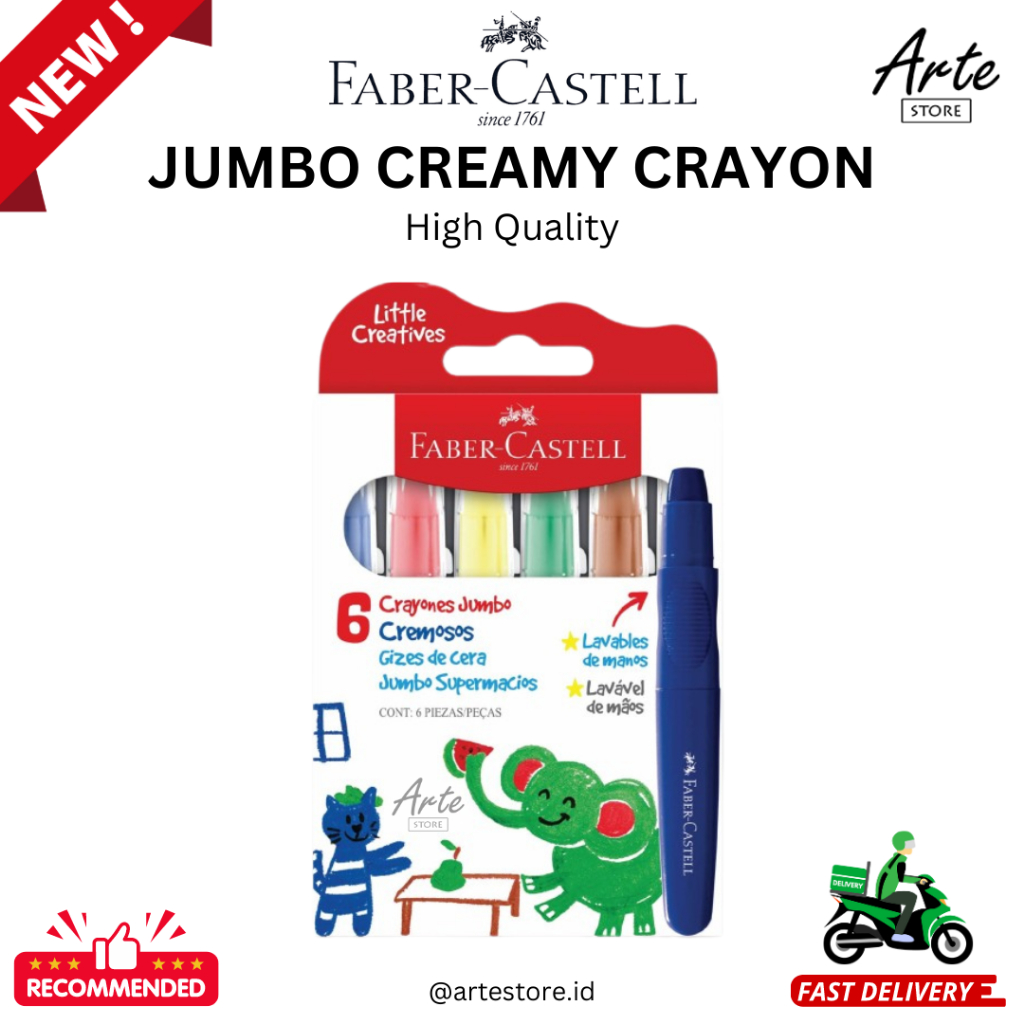 

Crayon Jumbo Creamy - Faber Castell Little Creative