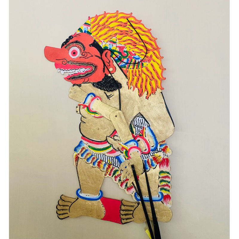 Wayang Kulit Buto Rambut Geni Raksasa