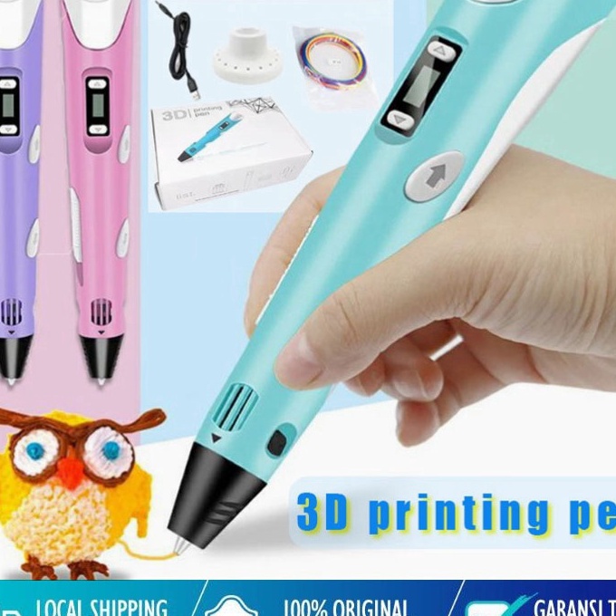 Top COD 3D Printing pen 3D Printer Arts Pen Making Doodle Arts  Crafts USB Cable 3D Printing Pen ori
