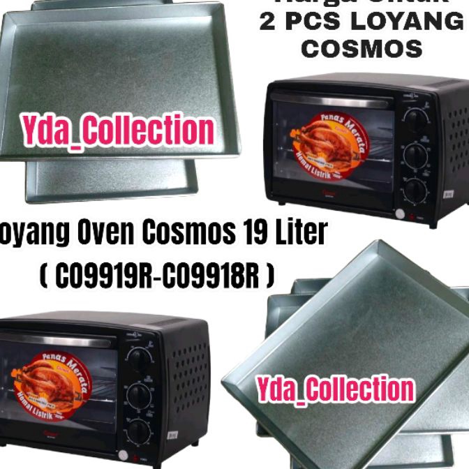 KP8 2 PCS LOYANG OVEN COSMOS CO9919R CO9918R  LOYANG OVEN COSMOS 19 LITER  LOYANG OVEN LISTRIK  Loya