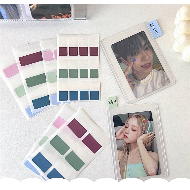 

Pembatas Buku / Penanda / Page Markers Pastel Colour Packing Photocard