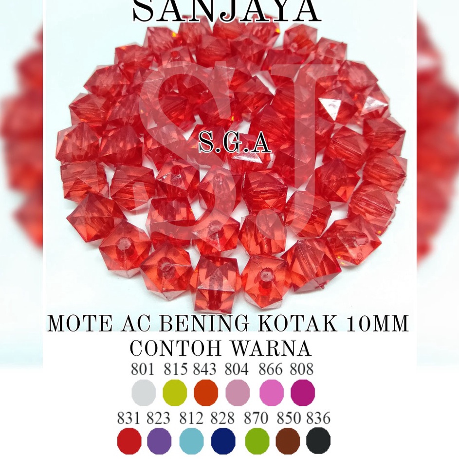 Dapatkan Segera  Manik Bening  Mote Bening  Manik Akrilik Kotak  Mote Akrilik Kotak  Manik Bening Ko